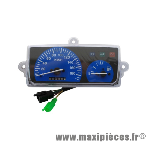 compteur de scooter pour booster spirit 180km/h bleu