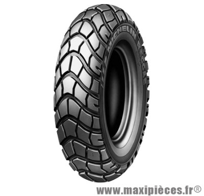 Pneu de scooter 130/90 x10 61J marque Michelin modèle Reggae tubeless (pneus pavé)