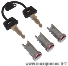 Barillet serrure de neiman maxi scooter pour piaggio 125 px (3 serrures)