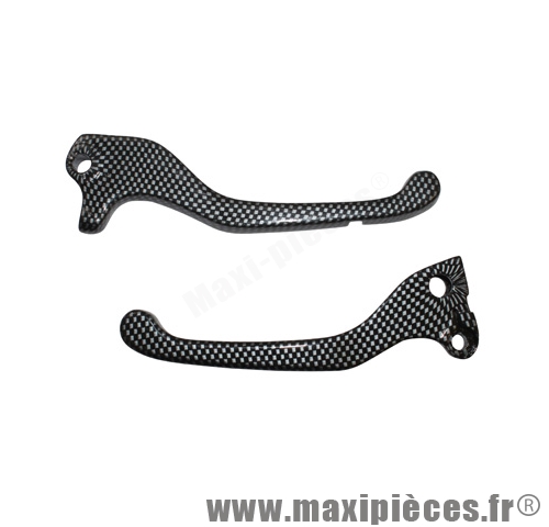 levier de frein de scooter pour booster ng 1999>2002/rocket 1999>2002 carbone (paire)