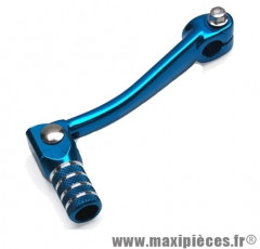 Selecteur de vitesse alu bleu pliable pour moteur am6 yamaha dt mbk x-limite peugeot xps xp6