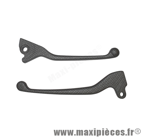 levier de frein de scooter pour stalker tambour arriere carbone (paire)