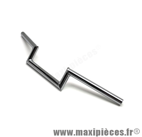 guidon de mob z barre lisse chrome hauteur 5