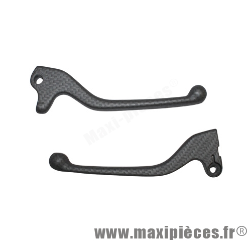 levier de frein de scooter pour booster (a partir de 2004 et apres)/stunt carbone mat (paire)