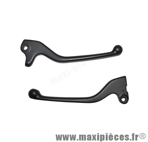 levier de frein de scooter pour booster (a partir de 2004 et apres)/stunt noir mat (paire)