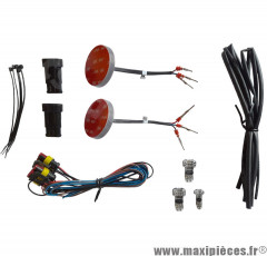 Paire de logos LED Ø50 mm RB MAX – Feux de jour + Clignotants – Compatibles Yamaha 530/560, Tracer, MT, Ténéré, XMAX, NMAX