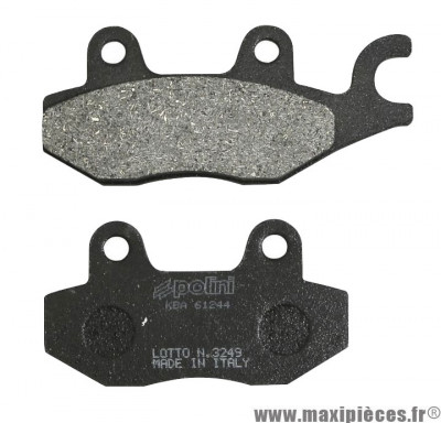 Plaquettes de frein Polini pour scooter KYMCO 50 AGILITY, 125-150 B&W, 150 PEOPLE, 250 YUP, 50-125 LIKE, 50 TOP BOY, 50 SUPER 9, 200 DINK (174.0021)