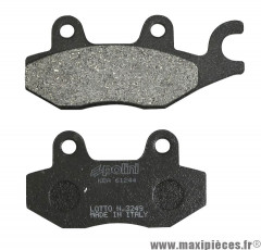 Plaquettes de frein Polini pour scooter KYMCO 50 AGILITY, 125-150 B&W, 150 PEOPLE, 250 YUP, 50-125 LIKE, 50 TOP BOY, 50 SUPER 9, 200 DINK (174.0021)