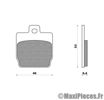 Plaquettes de freins conti chr pour scooter mbk nitro ar stunt av yamaha aerox ar slider av * Déstockage !
