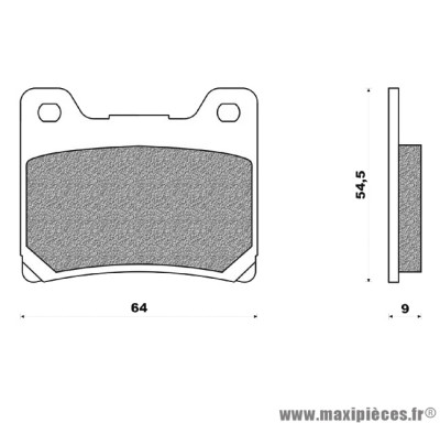 Plaquettes de freins pour yamaha bulldog fazer tdm xj xjr ...