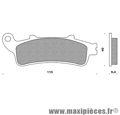 Plaquettes de freins pour honda foresight forza jazz pantheon reflex silver wing peugeot sv ...