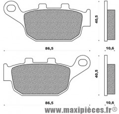 Plaquettes de freins pour honda foresight pantheon peugeot sv ...