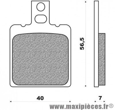Plaquettes de freins pour aprilia af1 rs sr beta chrono cagiva super city malaguti f12/15 piaggio free vespa yamaha tdr ...