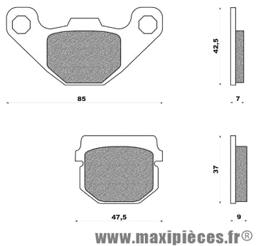 Plaquettes de freins pour scooter chinois, cpi hussar popcorn e ton viper, peugeot kisbee speedfight squab trekker vivacity, pgo big max, suzuki zz et autres modèles * Prix spécial !