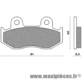 Plaquettes de freins pour honda dylan lead ps sh keeway outlook ...