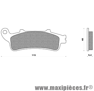 Plaquettes de freins pour Honda pantheon 125cc 98/2002 foresight 250cc forza