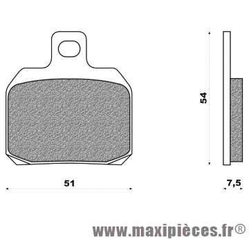Plaquettes de freins pour cpi gtr derbi gp1 gilera nexus mbk cityliner thunder piaggio beverly x8/9 suzuki burgman yamaha majesty maxter x city * Déstockage !