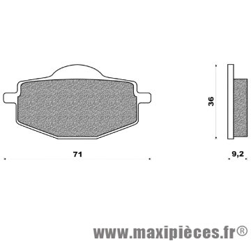 Plaquettes de freins pour italjet millenium mbk flame yamaha cygnus dt tzr ... *Prix spécial !