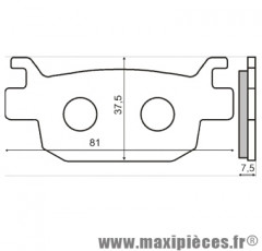 Plaquettes de freins pour honda sh i 300 ...