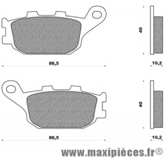 Plaquettes de freins pour honda 600/750 cb 600 cbf 1000 cbr yamaha 600 fazer ...