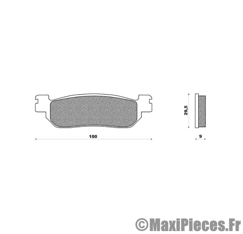 Plaquettes de freins xmax.