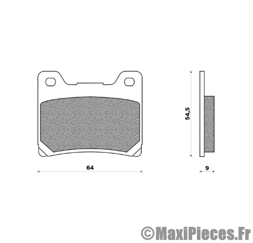 Plaquettes pour yamaha fazer.