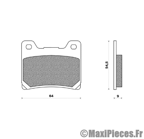 Plaquettes pour yamaha fazer.