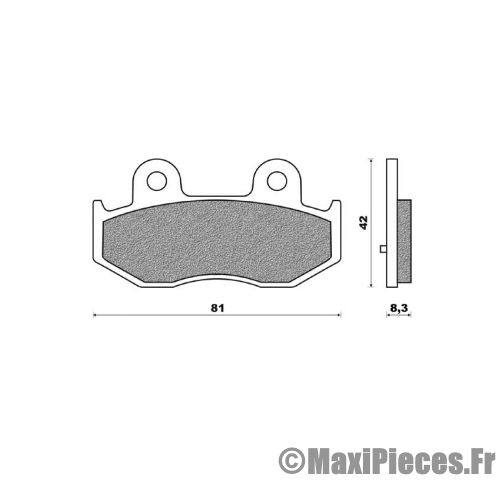 Plaquettes de freins burgman 400.