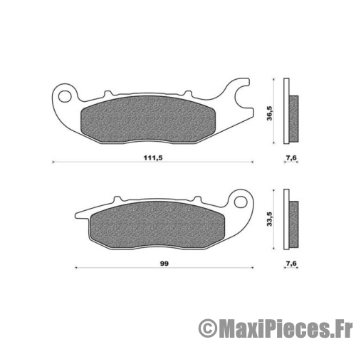 Plaquettes de freins CBR 125