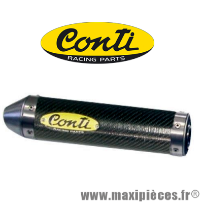 Silencieux/Cartouche gauche Conti CHR Carbone pour 50 a boite *Déstockage !