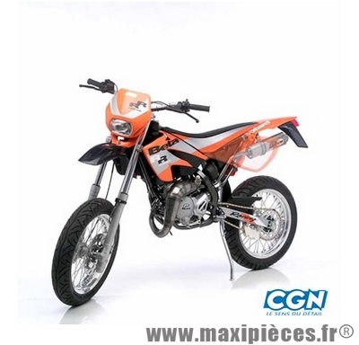 pot d'echappement leovinci v6 pour beta rr50 super motard enduro 2002-03 moteur minarelli am6.