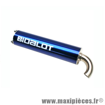 Silencieux/Cartouche BIDALOT S1R bleu pour scooter