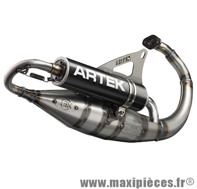 Pot scoot artek k2 noir pour nitro silencieux noir sr 50 atala benelli beta bsv cagiva cpi generic italjet keeway malaguti mbk motron pgo yamaha aeros neos...
