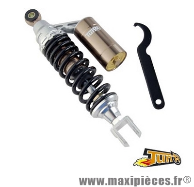 amortisseur tur'n racing réglable entraxe de 290mm titane à gaz pour mbk booster stunt nitro ...