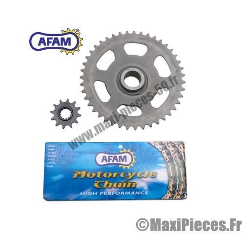 Kit chaine aprilia rs.