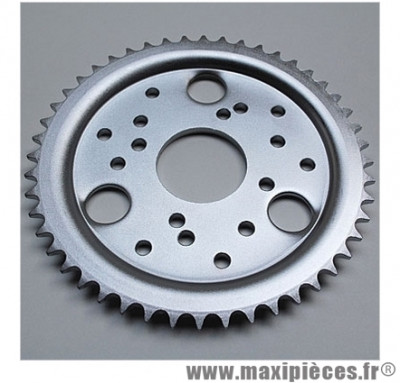 Couronne de kit chaine (420) 48 dents pour 50 à boite : derbi senda fenix jusqu'à 1999 * Déstockage !
