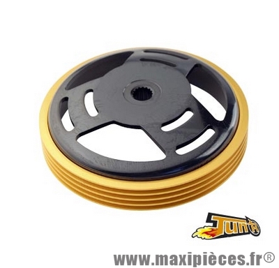 Tambour d'embrayage tun'r pour booster nitro sr50 f12 couleur or diamètre 107.