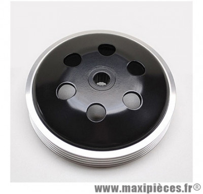 Cloche d'embrayage scooter replay renforcée black édition pour nitro sr50 f12 diamètre 107 -attention ne se monte pas sur booster avec le carter de variation d'origine-.