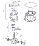 Eclaté moteur PIAGGIO